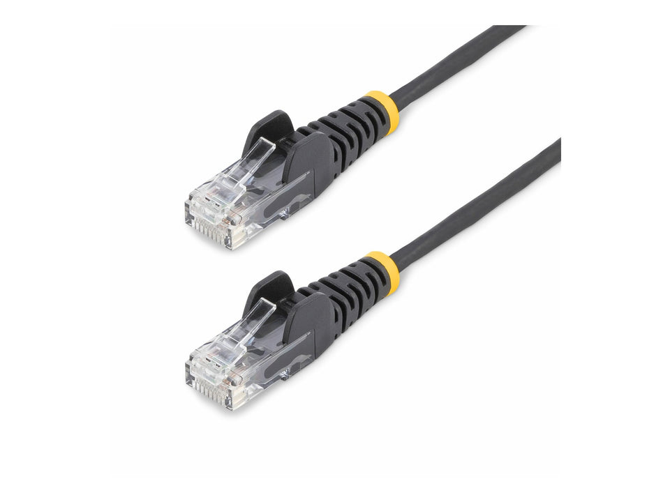StarTech.com 10m Black Slim CAT6 Ethernet Cable, Snagless, 28AWG, LSZH - Patch-Kabel - RJ-45 (M)