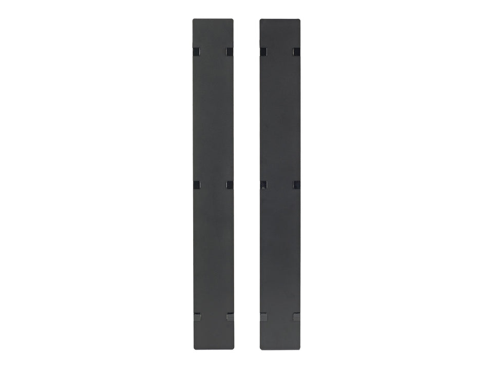 APC Rack-Kabelführungskonsolen-Abdeckung - Schwarz - 42HE - TAA-konform (Packung mit 2)