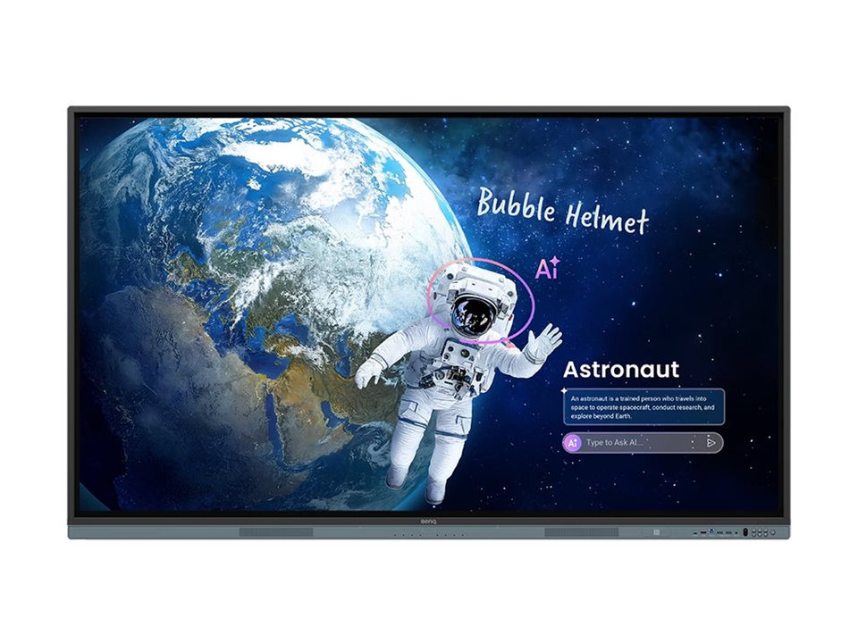 BenQ Board Master RM6505 - 165 cm (65") Diagonalklasse RM05 Series LCD-Display mit LED-Hintergrundbeleuchtung - Bildung / Geschäft - mit eingebautes interaktives Whiteboard, Touchscreen (Multitouch)