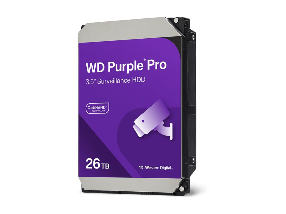 WD Purple Pro WD260PURP - Festplatte - 26 TB - Überwachung, intelligente Videoübertragung - intern - 3.5" (8.9 cm)