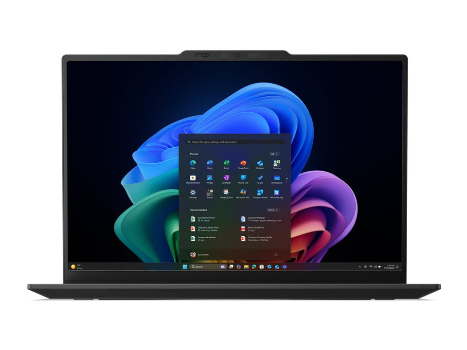 Lenovo ThinkPad X1 Carbon Gen 14 21V7 - Aura Edition - Intel Core Ultra 7 355 / 2.3 GHz - Evo - Win 11 Pro - Intel Graphics - 32 GB RAM - 512 GB SSD NVMe, TCG Opal Encryption 2 - 35.6 cm (14")