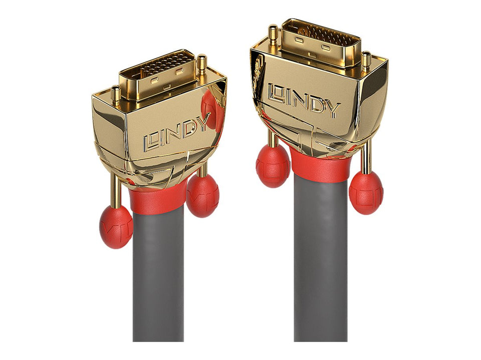 Lindy Gold - DVI-Kabel - Dual Link - DVI-D (M)