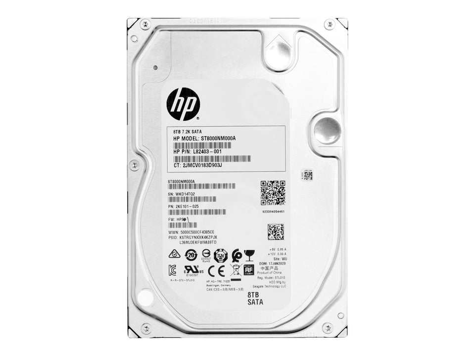 HPE HP - Festplatte - 8 TB - intern - 3.5" LFF (8.9 cm LFF)