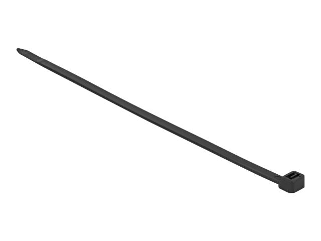 Delock Kabelbinder - UV-beständig - 1.22 m - Schwarz (Packung mit 10)