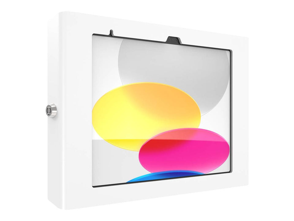 Compulocks Apex - Gehäuse - für Tablett - verriegelbar - Metallrahmen - weiß - Wandmontage - für Apple 10.9-inch iPad (10. Generation)