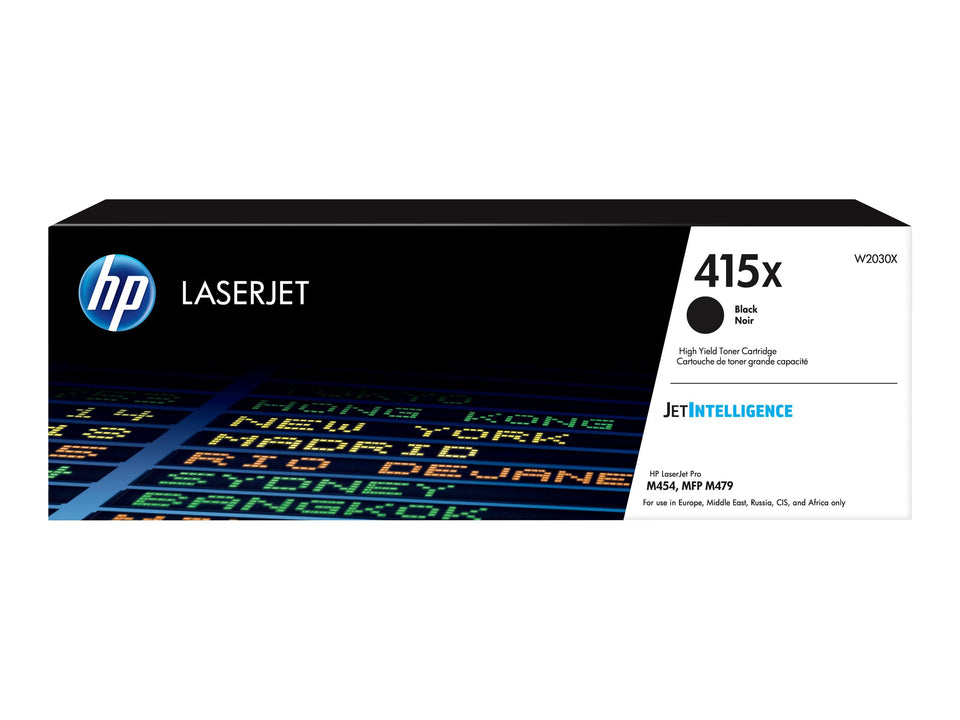 HP 415X - Hohe Ergiebigkeit - Schwarz - original - LaserJet - Tonerpatrone (W2030X)