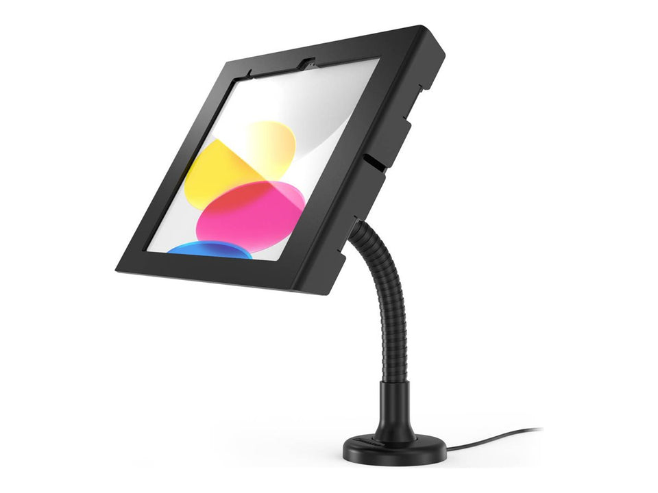 Compulocks Apex - Aufstellung - freiliegende Front-/Rückkamera und Sensoren - für Tablett - Flexarm-Halterung - Metall - Schwarz - Tischmontage - für Apple 10.9-inch iPad (10. Generation)