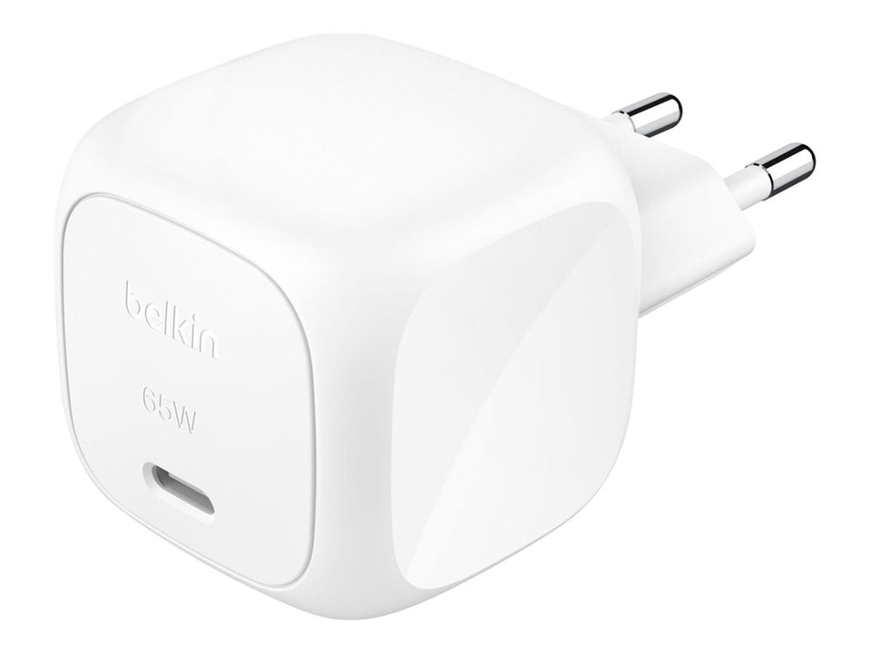 Belkin BoostCharge - Netzteil - kompakt - 65 Watt - Power Delivery 3.1 (USB-C)