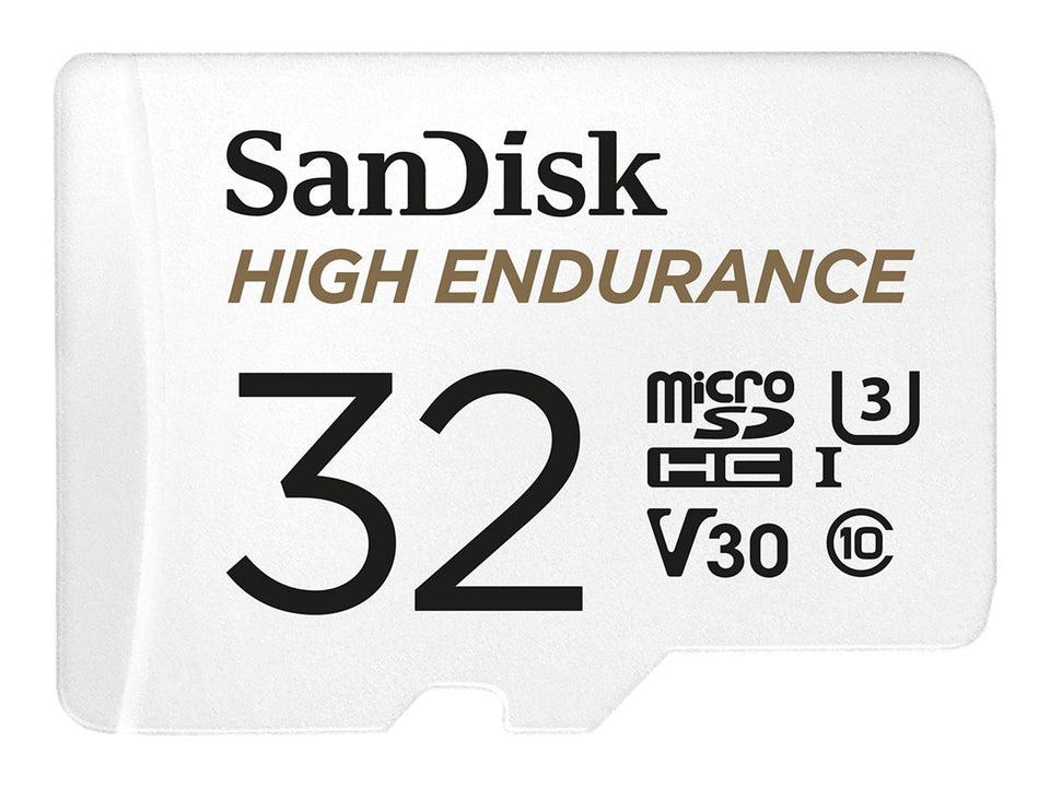 SanDisk High Endurance - Flash-Speicherkarte (microSDHC/SD-Adapter inbegriffen)