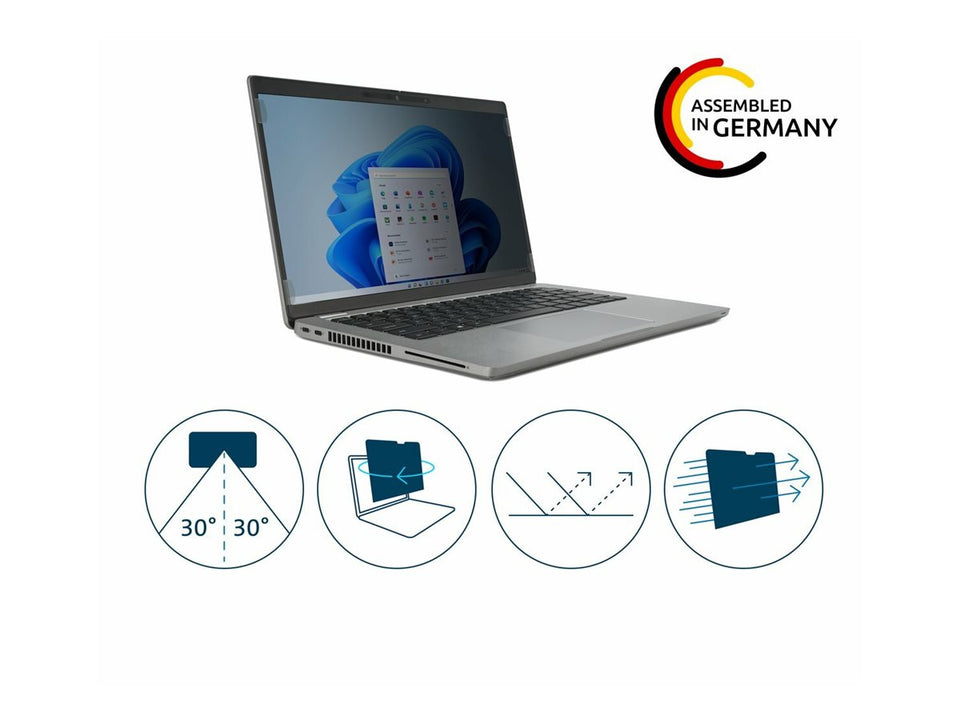 Kensington Blickschutzfilter für Notebook - 2-Wege - abnehmbar - 40.6 cm (16")