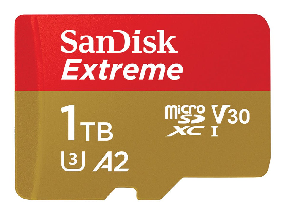 SanDisk Extreme - Flash-Speicherkarte (microSDXC-an-SD-Adapter