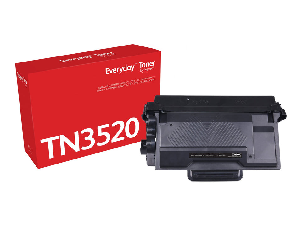 Xerox Everyday - Jumbo Yield - Schwarz - kompatibel - Box - Tonerpatrone (Alternative zu: Brother TN3520)