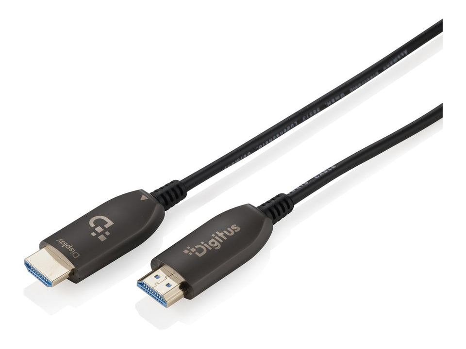 DIGITUS HDMI AOC Hybrid Glasfaserkabel, UHD 8K, 80 m