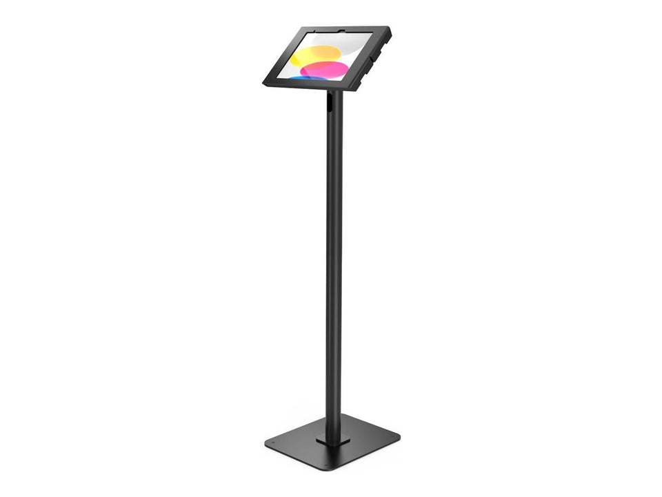 Compulocks Apex - Befestigungskit (Gehäuse, Aufstellung) - für Tablett - verriegelbar - hochwertiges Aluminium, Metallrahmen - Schwarz - Bodenmontage, freistehend - für Apple 10.9-inch iPad (10. Generation)