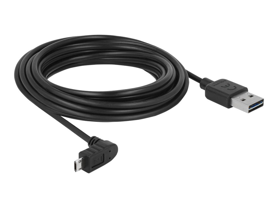 Delock Easy - USB-Kabel - USB (M) umkehrbar zu Micro-USB Typ B (M)