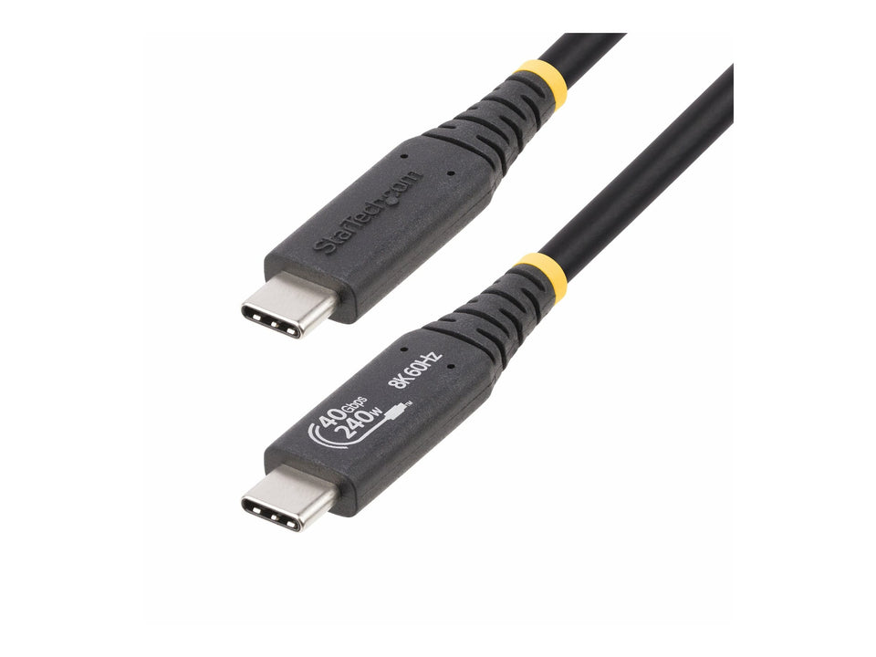 StarTech.com StarTech 50cm (1.6ft) USB4 Cable, USB-IF Certified USB-C Cord 40Gbps - USB-Kabel - USB-C (M)