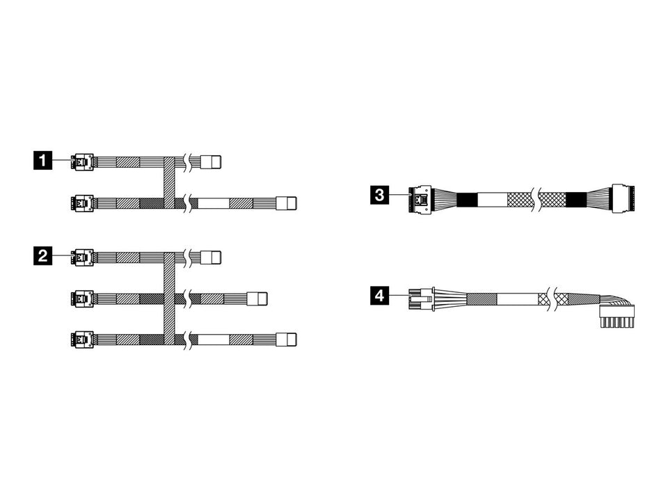 Lenovo Speicherkabelkit - für HBA/RAID-Adapter