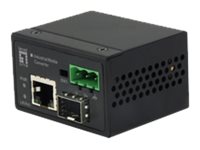 LevelOne IEC-4000 - Medienkonverter - 100Mb LAN - 10Base-T, 100Base-X, 100Base-TX - RJ-45 / SFP (mini-GBIC)