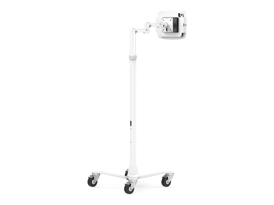 Compulocks iPad 10th-11th (A16) Gen Space Enclosure Medical Rolling Cart Extended Plus Hub White - Wagen - für Tablett - verriegelbar - medizinisch - weiß - Bildschirmgröße: 27.7 cm (10.9")
