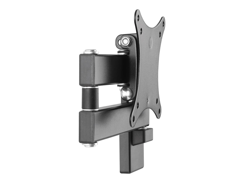 Vision VFM-WA1X1B - Befestigungskit (Wandarm) - für Monitor - kaltgewalzter Stahl - Schwarz - Bildschirmgröße: 33-68.6 cm (13"-27")