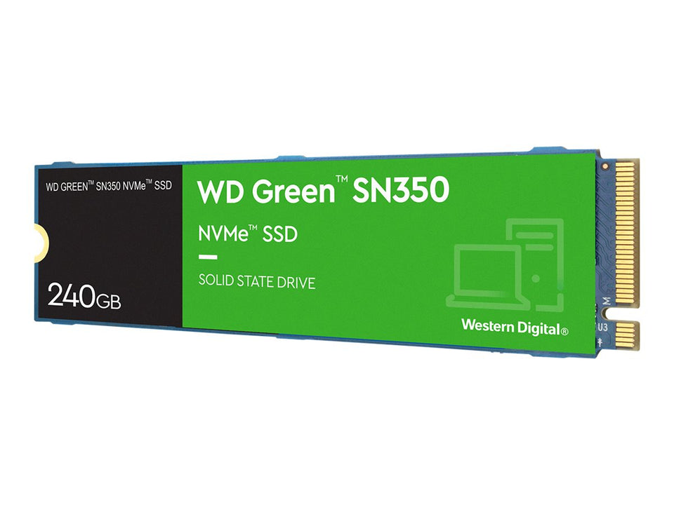 WD Green SN350 NVMe SSD WDS240G2G0C - SSD - 240 GB - intern - M.2 2280 - PCIe 3.0 x4 (NVMe)