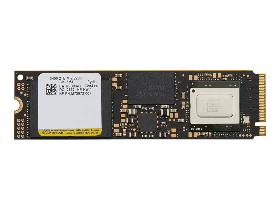 HP  SSD - 2 TB - intern - M.2 2280 - PCIe 4.0 x4 (NVMe)