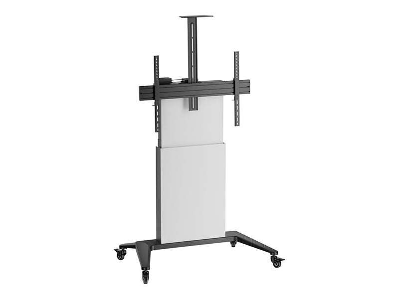 Hagor BrackIT - Wagen - für Flachbildschirm - lift - Schwarz, weiß - Bildschirmgröße: 140-218 cm (55"-86")