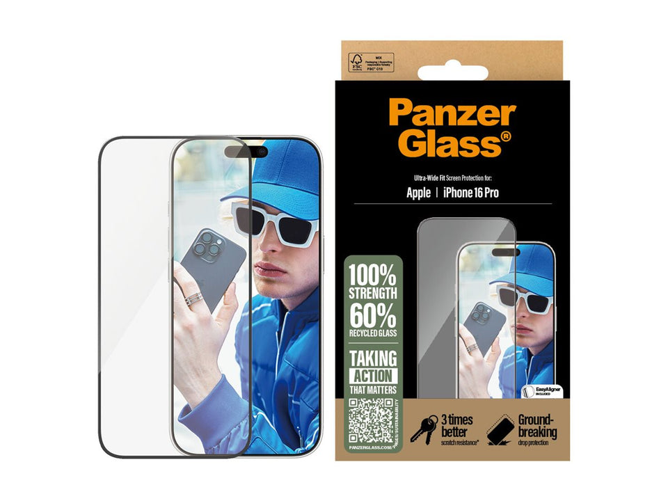 PanzerGlass Bildschirmschutz für Handy - ultrabreite