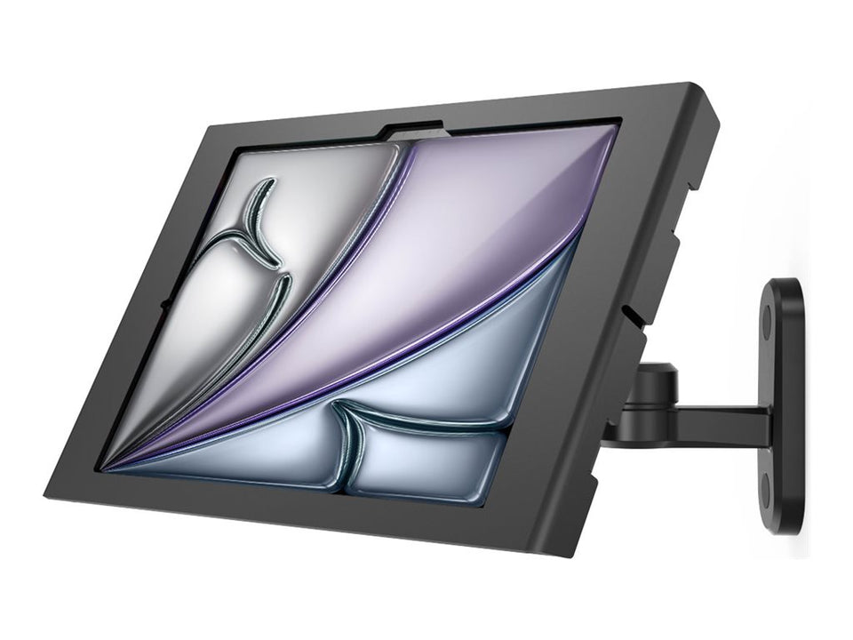 Compulocks iPad Air M2 & M3 13", Apex Enclosure Swing Wall Mount - Black - Befestigungskit (Aufstellung, Gehäuse, Wandmontage)