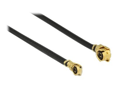 Delock Antennenkabel - MHF/U.FL Stecker gewinkelt zu MHF4/HSC Stecker gewinkelt