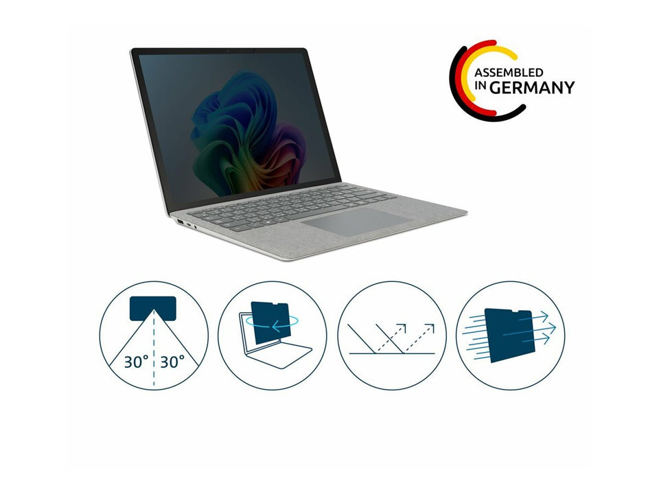Kensington Blickschutzfilter für Notebook - 2-Wege - abnehmbar - 38.1 cm (15")
