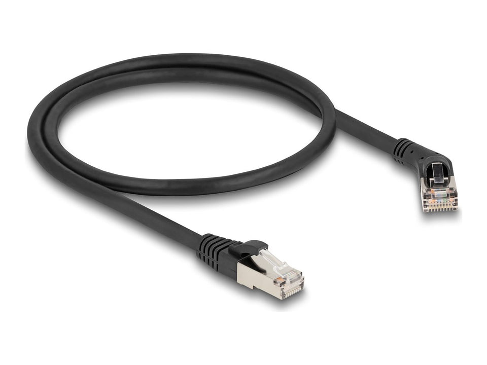 Delock Patch-Kabel - RJ-45 (M) nach rechts abgewinkelt zu RJ-45 (M)