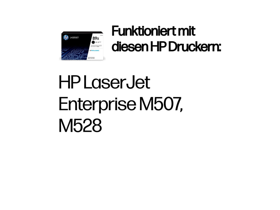 HP 89X - Mit hoher Kapazität - Schwarz - original - LaserJet - Tonerpatrone (CF289X)