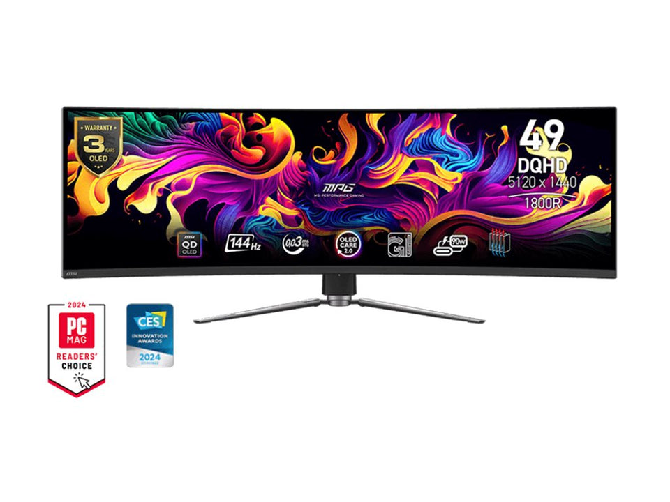 MSI MPG 491CQPDE QD-OLED - OLED-Monitor - Gaming - gebogen - 124.46 cm (49")