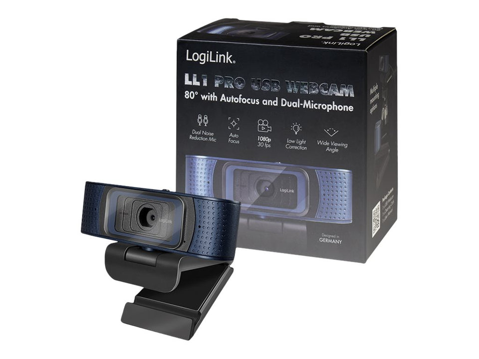 LogiLink HD Pro - Webcam - Farbe - 2 MP - 1920