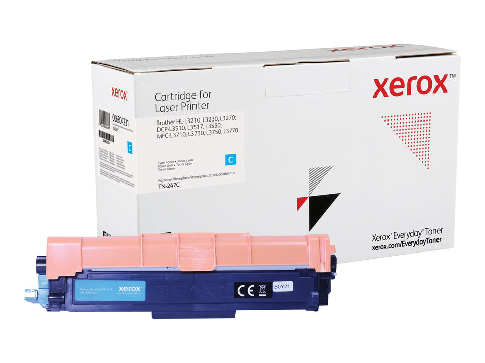 Xerox Everyday - Hohe Ergiebigkeit - Cyan - kompatibel - Tonerpatrone (Alternative zu: Brother TN247C)