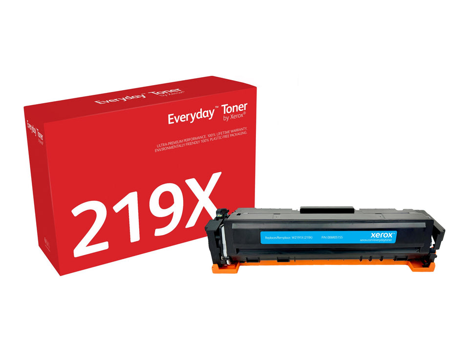 Xerox Everyday - Mit hoher Kapazität - Cyan - kompatibel - Box - Tonerpatrone (Alternative zu: HP 219X, HP W2191X)