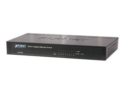 Planet GSD-805 - Switch - 8 x 10/100/1000 - Desktop