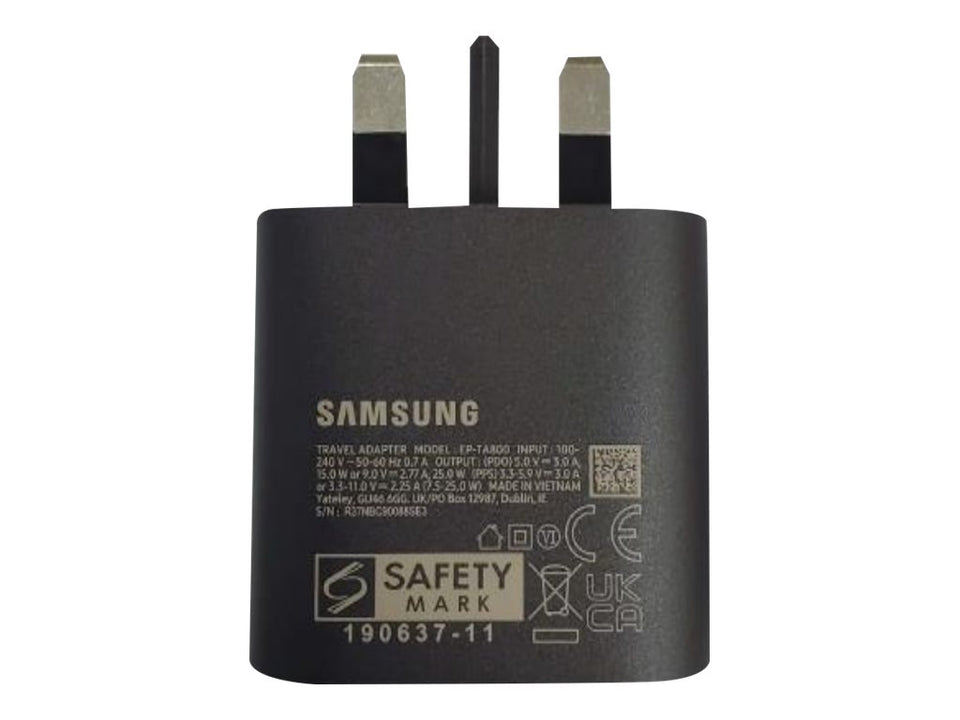 Samsung GP-PTU020SOA - Netzteil - 25 Watt - 2.77 A - Fast Charge (USB-C)