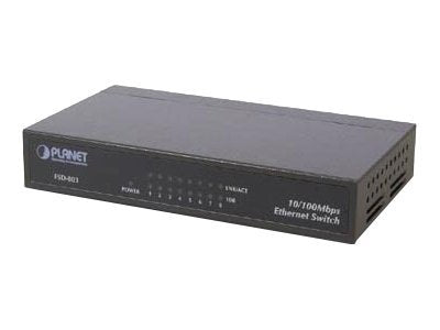 Planet FSD-803 - Switch - 8 x 10/100 - Desktop