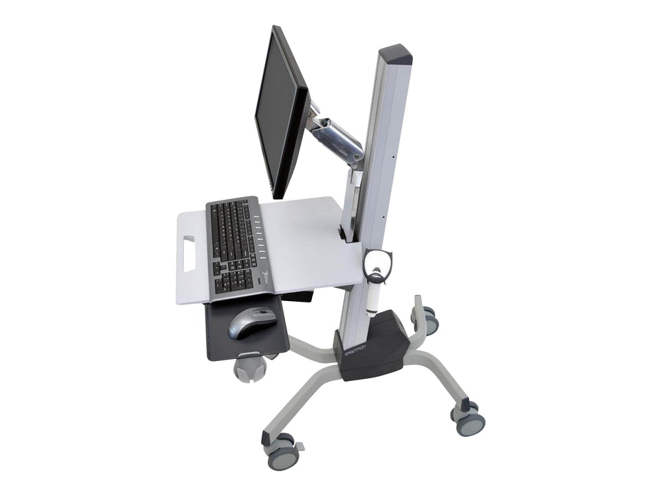 Ergotron Neo-Flex - Wagen - Constant Force-Höhenverstellung - für LCD-Display / PC-Ausrüstung - Aluminium, hochwertiger Kunststoff, verzinker Stahl - Zweistufiges Grau - Bildschirmgröße: bis zu 68,6 cm (bis zu 27 Zoll)