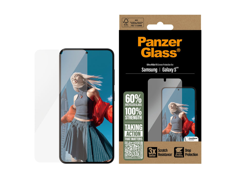 PanzerGlass Bildschirmschutz für Handy - ultrabreite