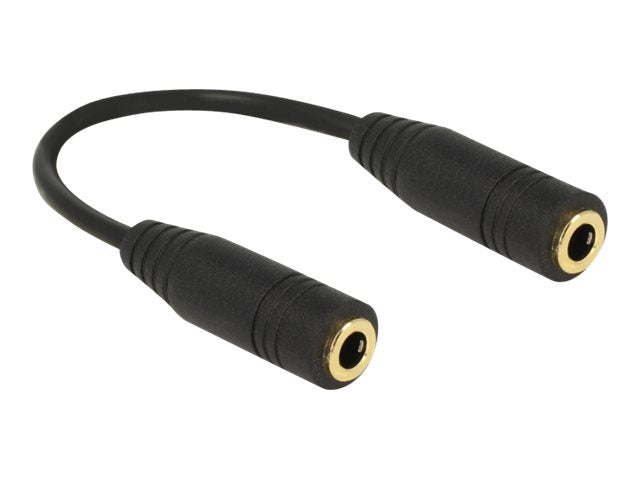 Delock Audiokoppler - 4-poliger Mini-Stecker weiblich zu 4-poliger Mini-Stecker weiblich