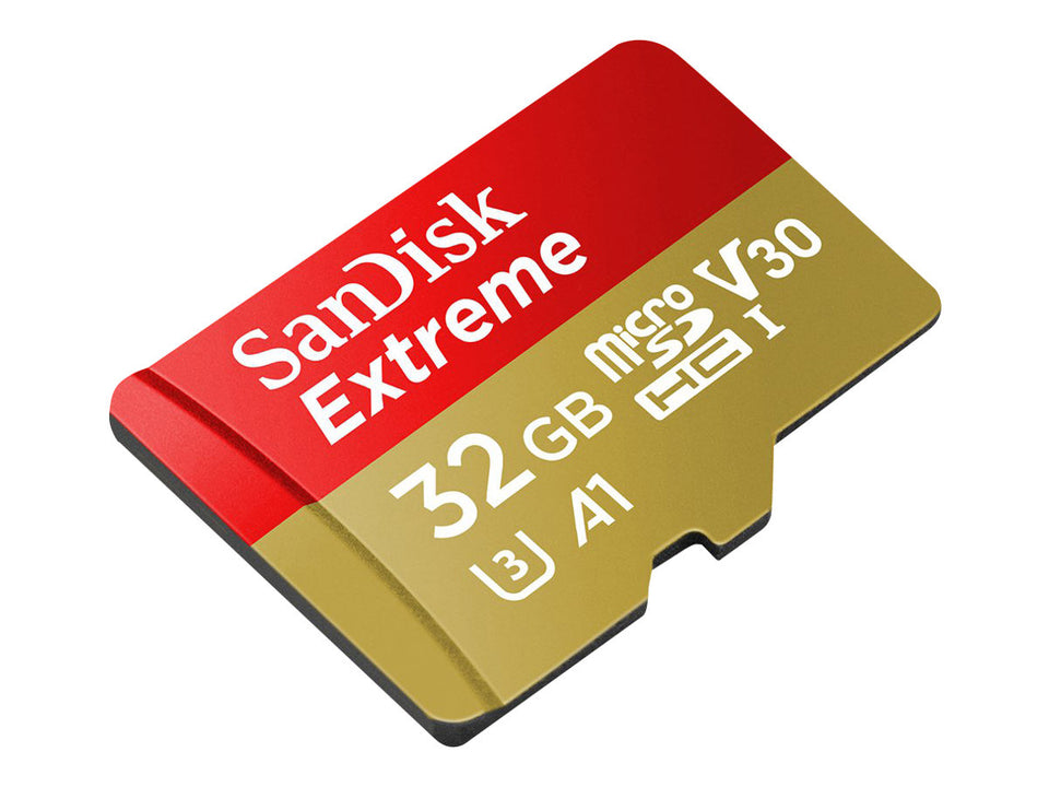 SanDisk Extreme - Flash-Speicherkarte (microSDHC/SD-Adapter