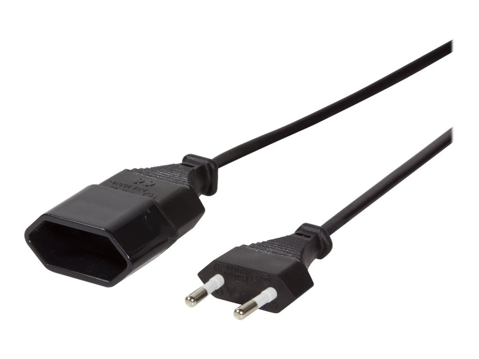 LogiLink Spannungsversorgungs-Verlängerungskabel - Eurostecker (M)
