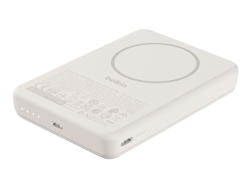 Belkin BoostCharge - Powerbank - dünn - 10000 mAh - 7.5 watt - Fast Charge - 2 Ausgabeanschlussstellen (USB-C)
