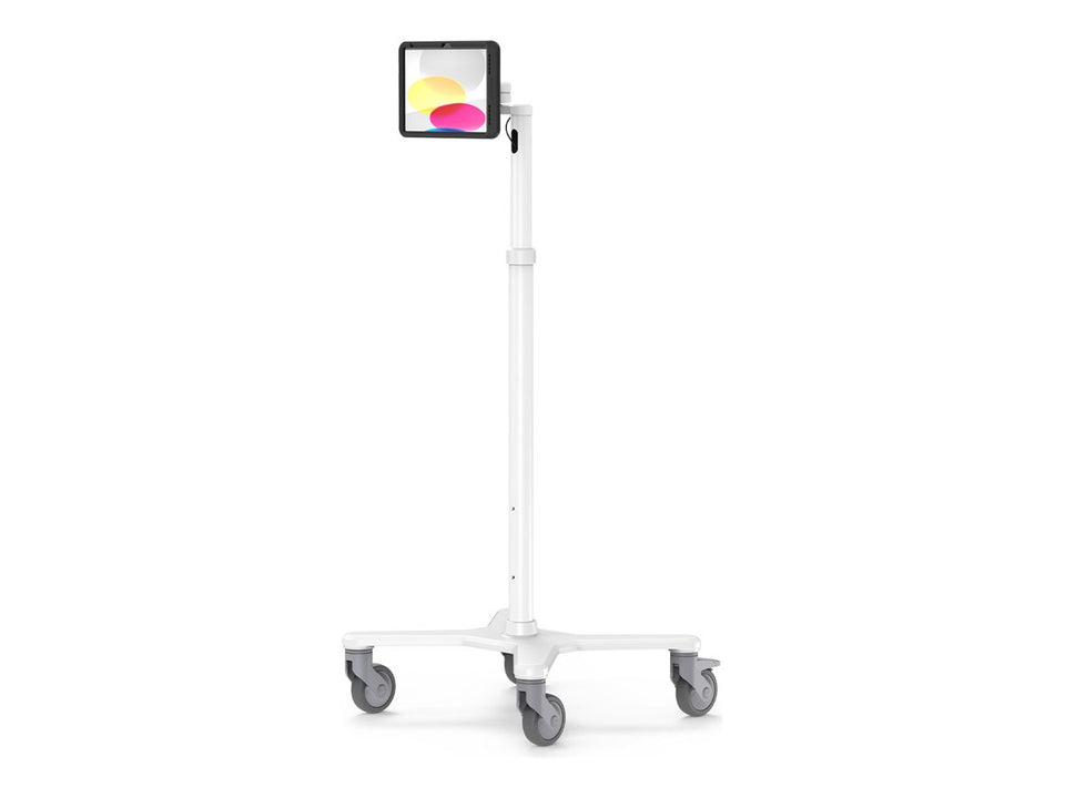 Compulocks iPad 10th-11th (A16) Gen PowerMove Medical Rolling Cart Extended Black - Wagen - für Tablett - erweitert - medizinisch - Schwarz, weiß - Bildschirmgröße: 27.7 cm (10.9")