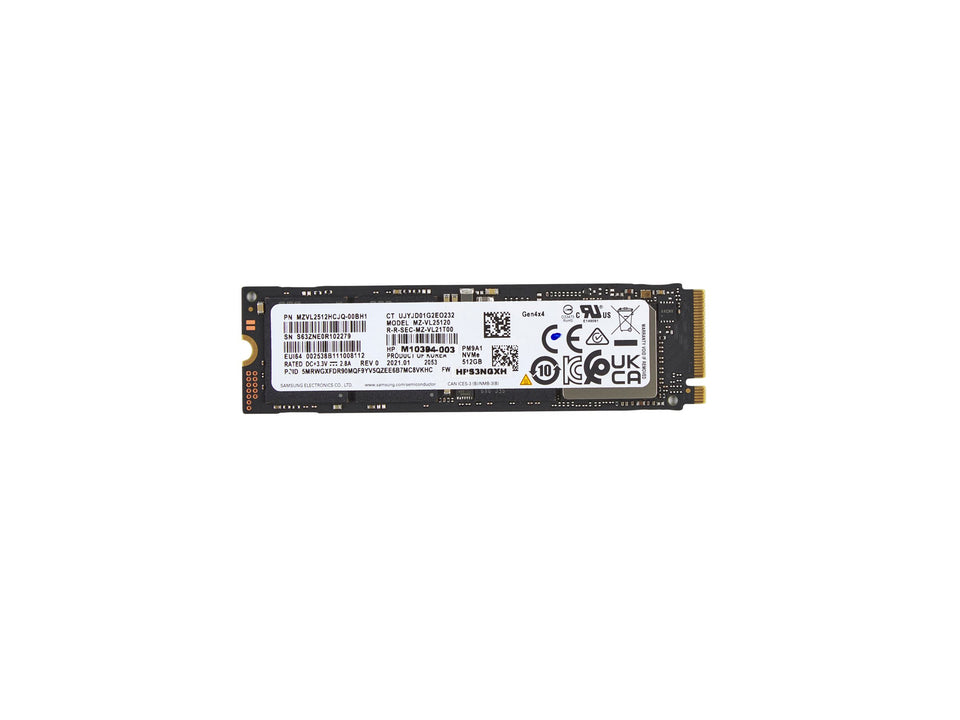 HP  SSD - 512 GB - intern - M.2 2280 - PCIe 4.0 x4 (NVMe)