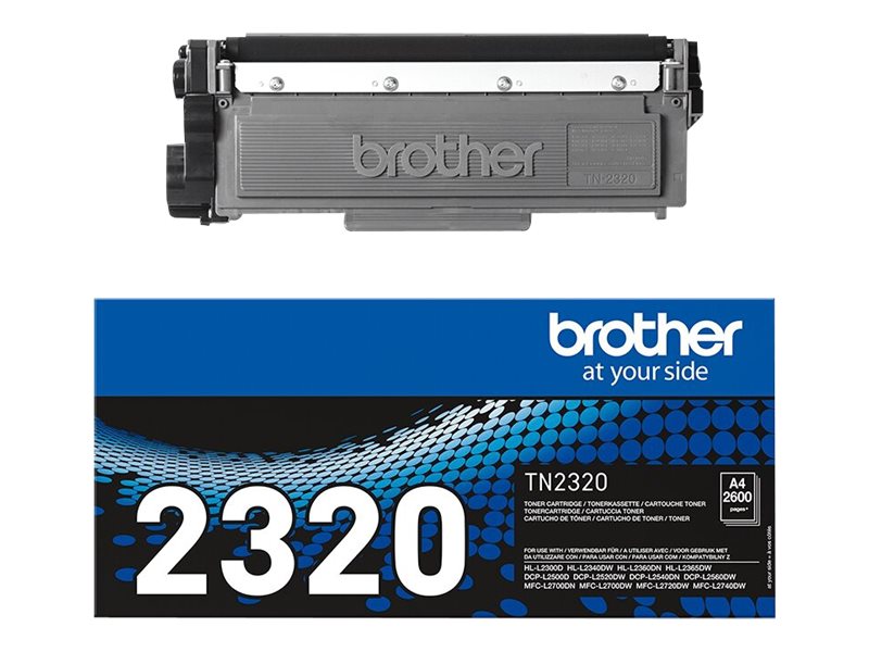 Brother TN2320 - Schwarz - original - Tonerpatrone