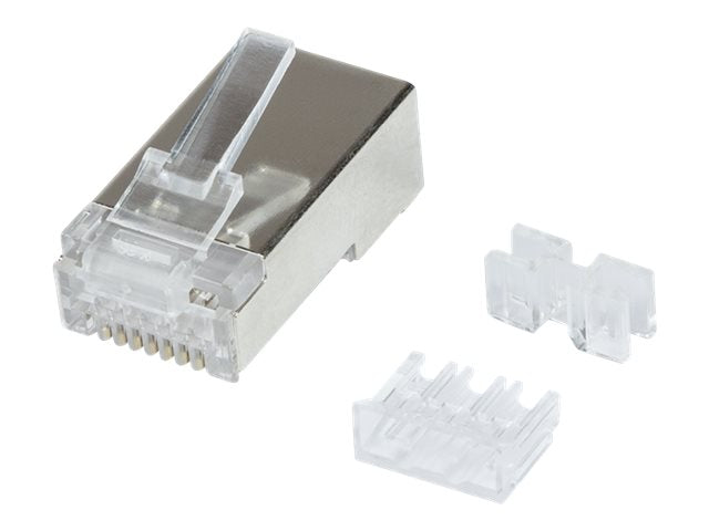 LogiLink Netzwerkanschluss - RJ-45 (M) - STP - CAT 6a (Packung mit 50)